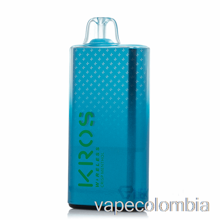 Vape Recargable Kros Wireless 9000 Desechable Crujiente Mentol